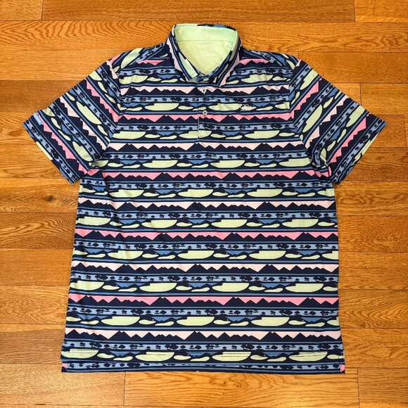 Good Good Golf Course Polo Shirt Men’s XL Stretch Mountain Short Sleeve - Picture 1 of 7